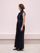 Stone Embroidered Jumpsuit