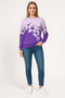 Women’s Floral Print Relaxed Fit Sweatshirt