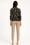 Women’s Geometric Knitted Long Sleeve Sweater