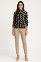 Women’s Geometric Knitted Long Sleeve Sweater