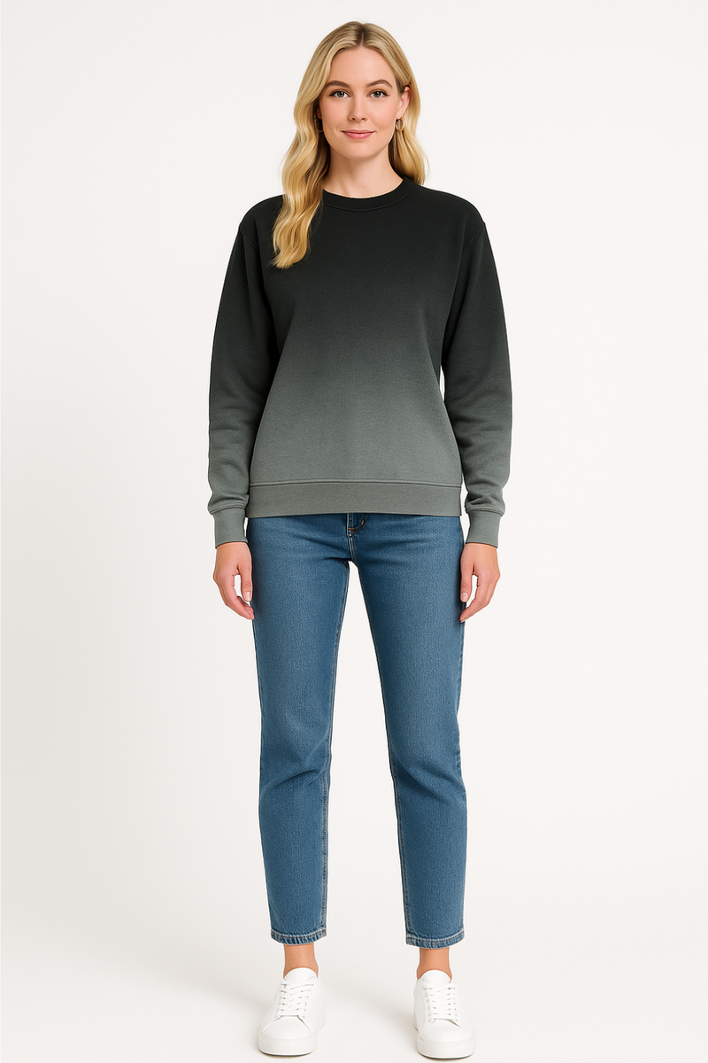 Women’s Gradient Pattern Lightweight Sweatshirt