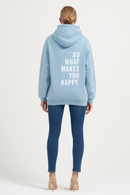 Women’s Hooded Text Print Sweater