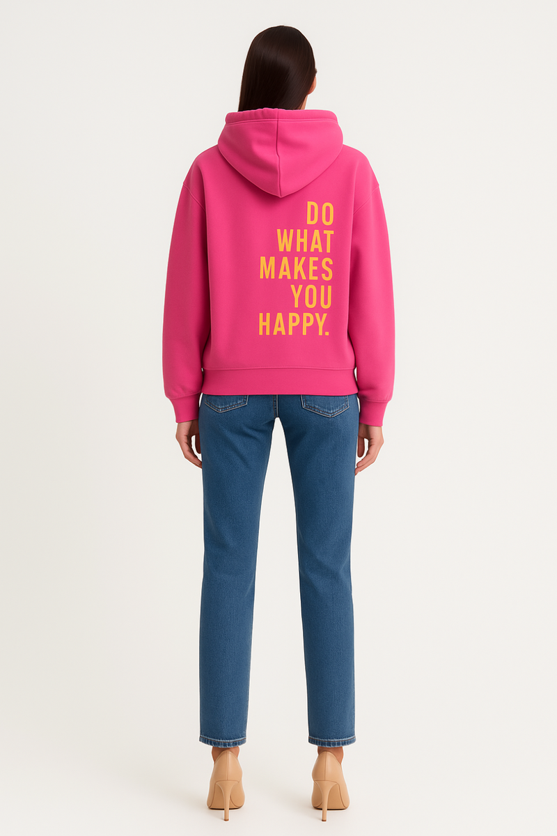 Women’s Hooded Text Print Sweater