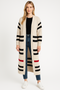 Women’s Long Striped Knit Cardigan