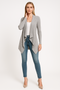 Women’s Longline Open-Front Cardigan